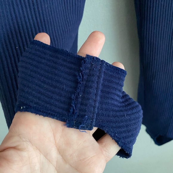 NILS Ski Pants Womens Size 12 High Waist Stirrup Style Blue Outdoors Active - Picture 8 of 11